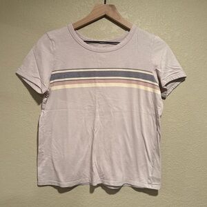 American Eagle Outfitters Light Purple Cropped T-Shirt